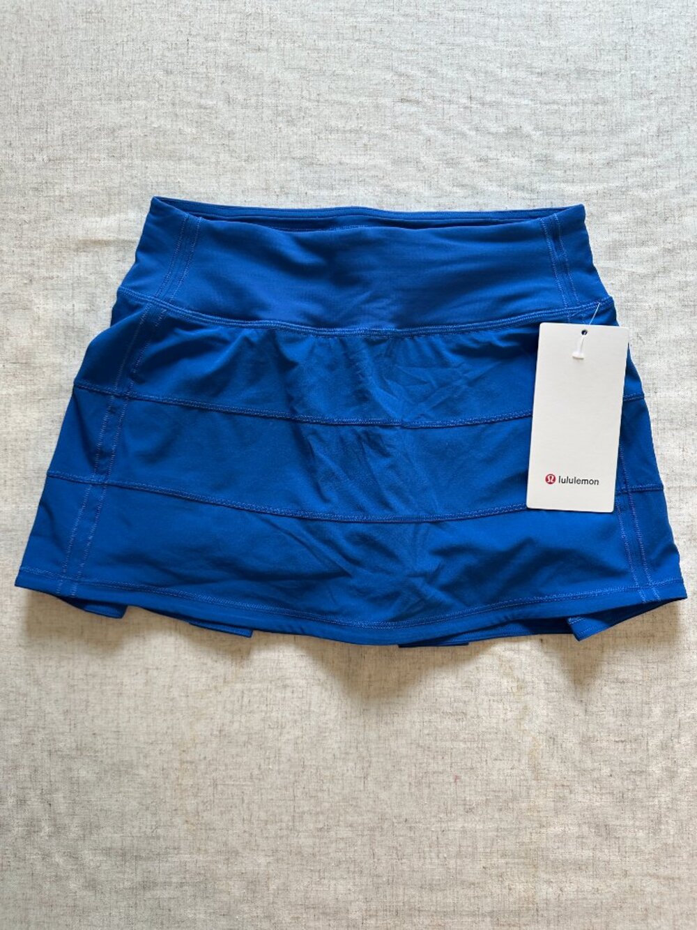 NWT Lululemon Pace Rival MR Skirt Symphony Blue Tennis Running Skort LW8AB7R 2